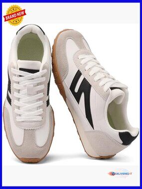 Women Retro Fashion Sneakers with Foam Insole Casual Walking Shoes Classic